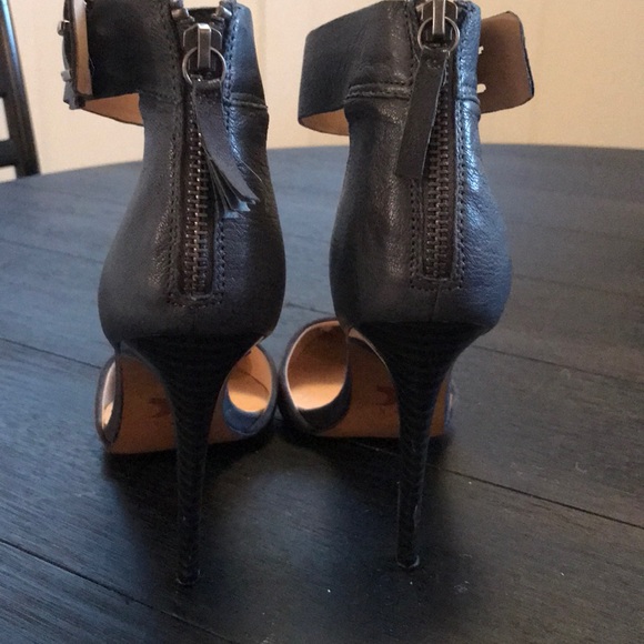 Joe’s Jeans blue suede and leather heels (size 6) - Picture 3 of 4